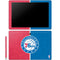 NBA Philadelphia 76ers Canvas Split Galaxy Book 12in Skin